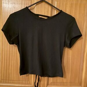 Ritual brand black top with back detailing